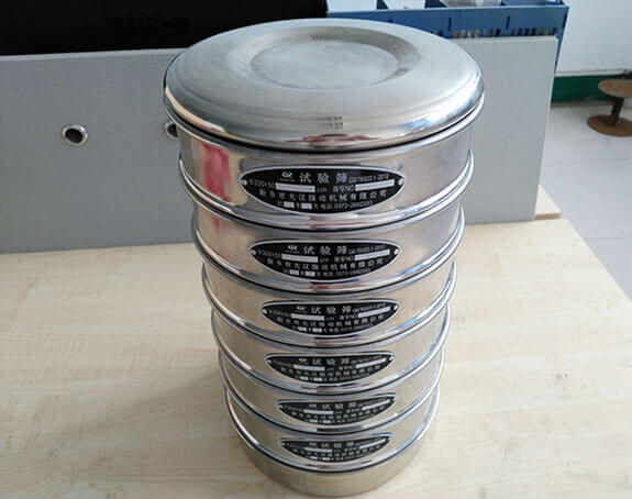 6層不銹鋼試驗篩篩框+篩蓋